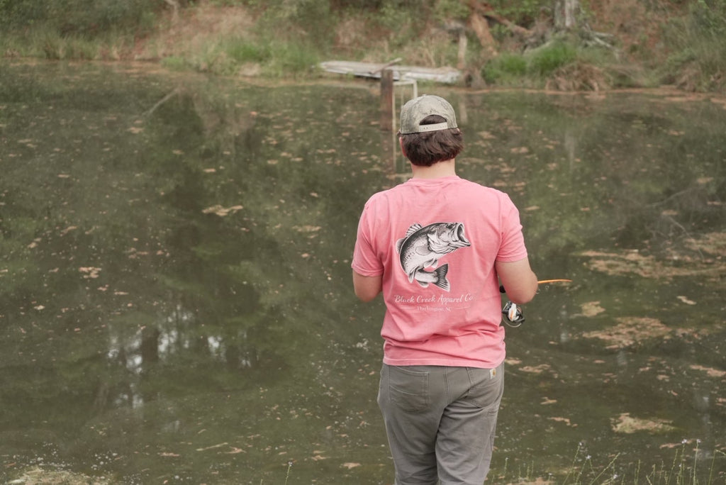 Largemouth Bass Tee – Salmon