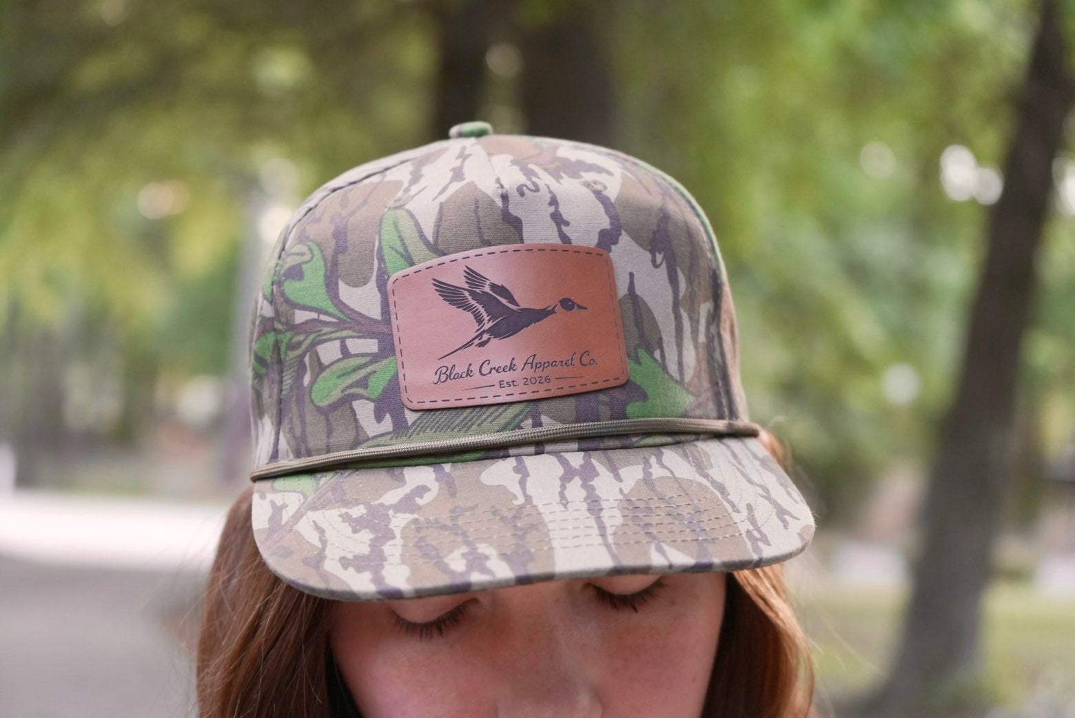 Bottomland Pintail Logo - Leather Patch